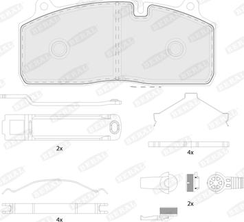 Beral BCV29274TK - Kit pastiglie freno, Freno a disco autozon.pro