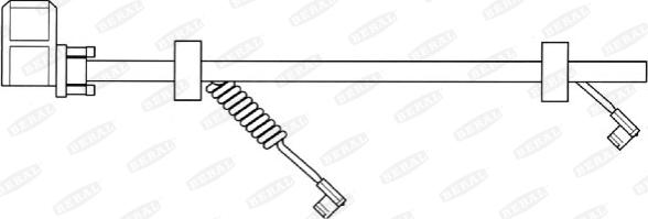 Beral UAI116 - Contatto segnalazione, Usura past. freno / mat. d'attrito autozon.pro