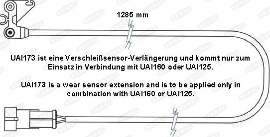 Beral UAI173 - Contatto segnalazione, Usura past. freno / mat. d'attrito autozon.pro