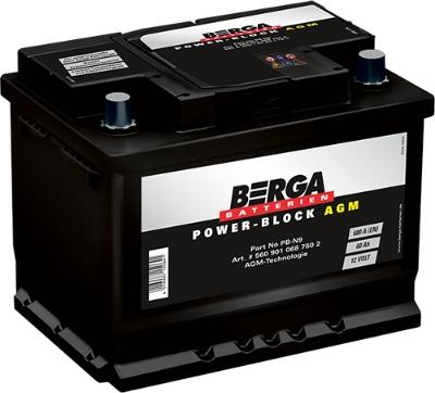 BERGA 5609010687502 - Batteria avviamento autozon.pro