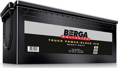 BERGA 680500100H432 - Batteria avviamento autozon.pro