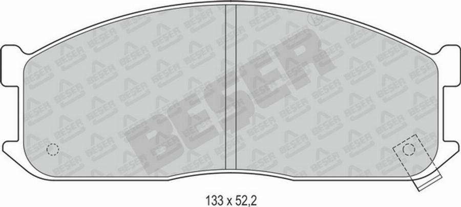 Beser 3463 - Kit pastiglie freno, Freno a disco autozon.pro