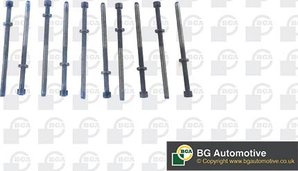 BGA BK0181 - Kit bulloni testata autozon.pro