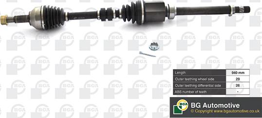 BGA DS6315R - Albero motore / Semiasse autozon.pro