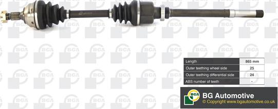 BGA DS1410R - Albero motore / Semiasse autozon.pro