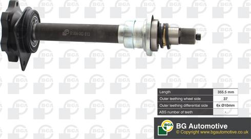 BGA DS2352 - Albero scorrevole, Differenziale autozon.pro