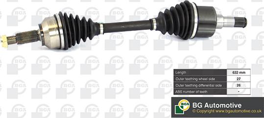 BGA DS2303L - Albero motore / Semiasse autozon.pro