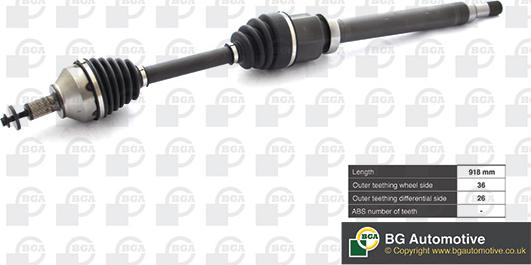 BGA DS2332R - Albero motore / Semiasse autozon.pro