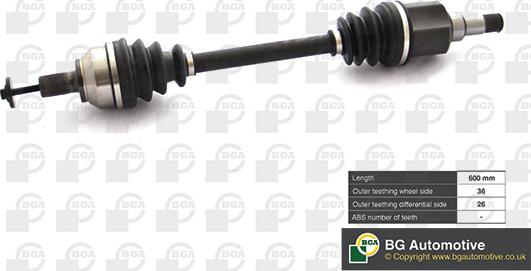 BGA DS2321L - Albero motore / Semiasse autozon.pro