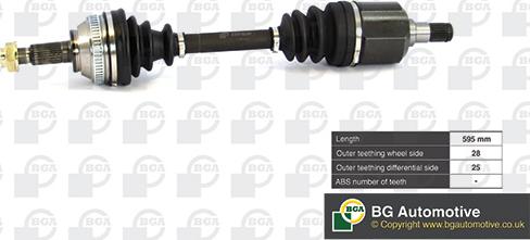 BGA DS7513R - Albero motore / Semiasse autozon.pro