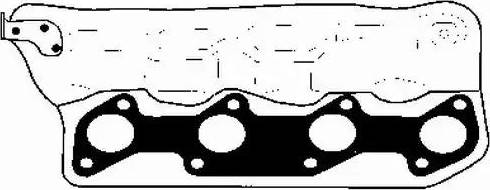 BGA MG7555 - Guarnizione, Collettore gas scarico autozon.pro