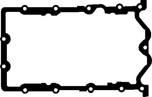 BGA OP8344 - Guarnizione, Coppa olio autozon.pro