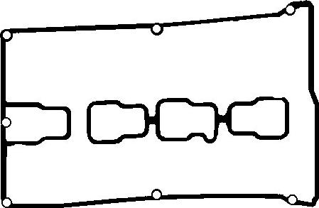 BGA RK6374 - Kit guarnizioni, Copritestata autozon.pro