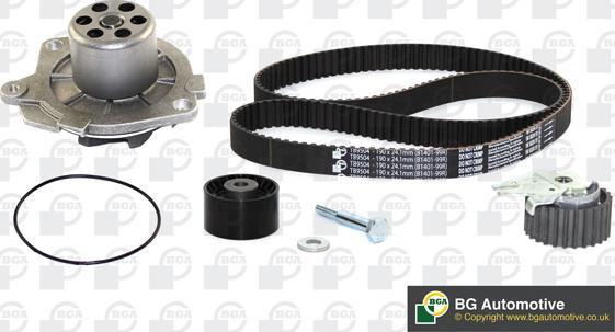 BGA TB9504CPK - Pompa acqua + Kit cinghie dentate autozon.pro