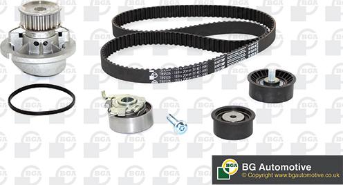 BGA TB9506CPK-2 - Pompa acqua + Kit cinghie dentate autozon.pro