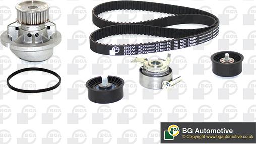 BGA TB9500CPK - Pompa acqua + Kit cinghie dentate autozon.pro