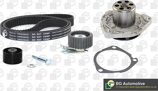 BGA TB9510CPK - Pompa acqua + Kit cinghie dentate autozon.pro