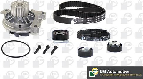 BGA TB9608CPK-1 - Pompa acqua + Kit cinghie dentate autozon.pro