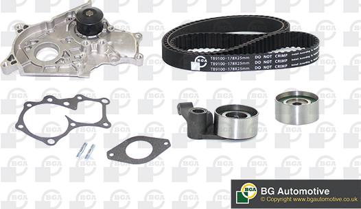 BGA TB9100CPK-1 - Pompa acqua + Kit cinghie dentate autozon.pro