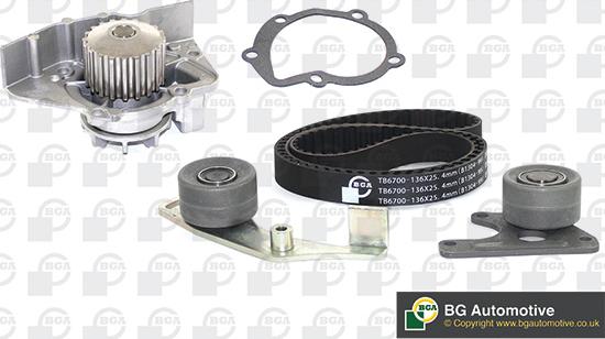 BGA TB6700CPK - Pompa acqua + Kit cinghie dentate autozon.pro