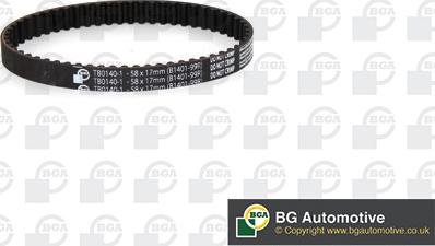 BGA TB0140-1 - Cinghia dentata autozon.pro