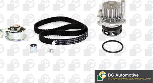 BGA TB0105CPK - Pompa acqua + Kit cinghie dentate autozon.pro