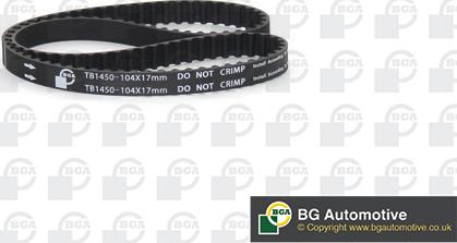 BGA TB1450 - Cinghia dentata autozon.pro