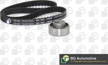 BGA TB1401K - Kit cinghie dentate autozon.pro