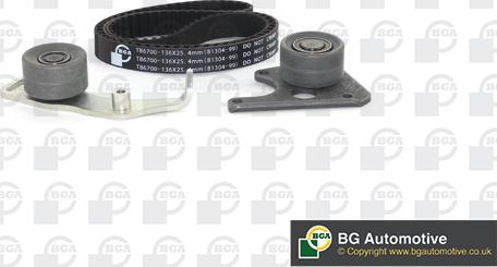 BGA TB1402K - Kit cinghie dentate autozon.pro