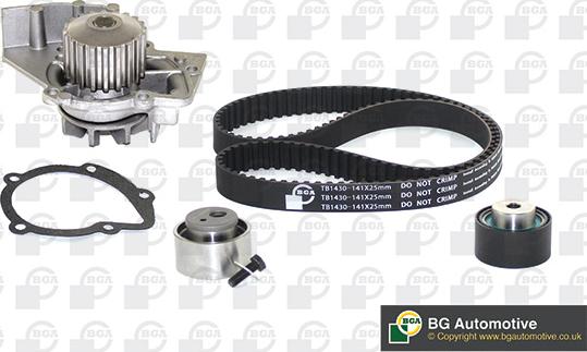 BGA TB1430CPK - Pompa acqua + Kit cinghie dentate autozon.pro