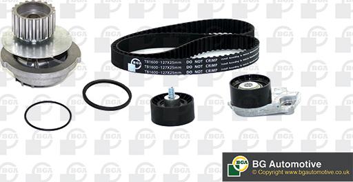 BGA TB1600CPK-1 - Pompa acqua + Kit cinghie dentate autozon.pro