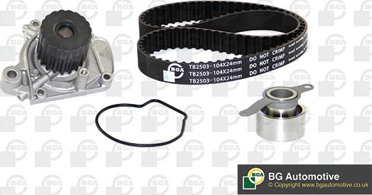 BGA TB2503CPK - Pompa acqua + Kit cinghie dentate autozon.pro