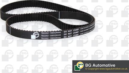 BGA TB2202 - Cinghia dentata autozon.pro