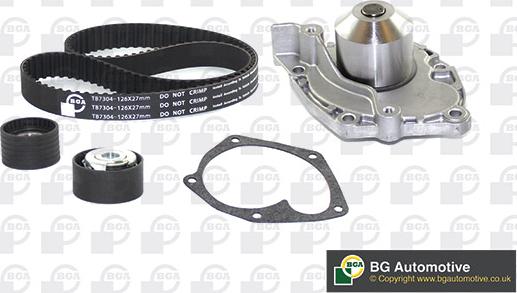 BGA TB7304CPK - Pompa acqua + Kit cinghie dentate autozon.pro