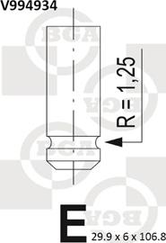 BGA V994934 - Valvola di scarico autozon.pro