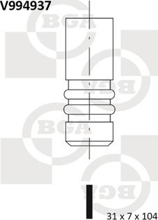 BGA V994937 - Valvola di aspirazione autozon.pro