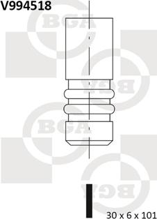 BGA V994518 - Valvola di scarico autozon.pro