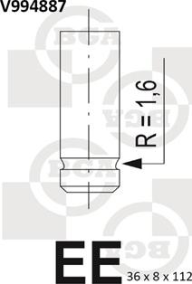 BGA V994887 - Valvola di scarico autozon.pro