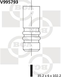 BGA V995793 - Valvola di aspirazione autozon.pro