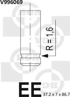 BGA V996069 - Valvola di aspirazione autozon.pro