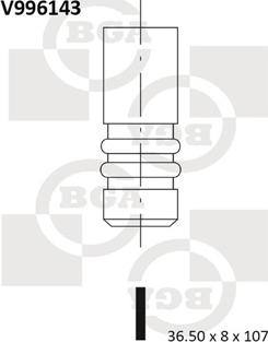 BGA V996143 - Valvola di aspirazione autozon.pro