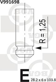 BGA V991698 - Valvola di scarico autozon.pro