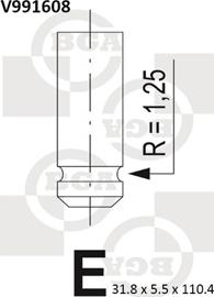 BGA V991608 - Valvola di scarico autozon.pro