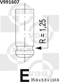 BGA V991607 - Valvola di aspirazione autozon.pro