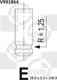 BGA V991864 - Valvola di scarico autozon.pro