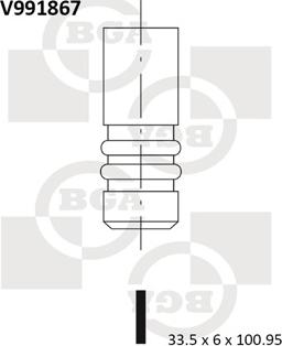 BGA V991867 - Valvola di aspirazione autozon.pro