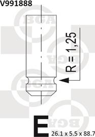 BGA V991888 - Valvola di scarico autozon.pro