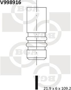 BGA V998916 - Valvola di aspirazione autozon.pro