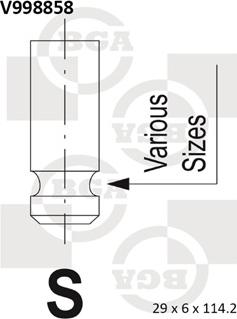 BGA V998858 - Valvola di scarico autozon.pro