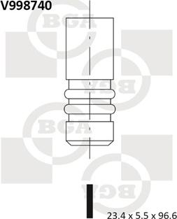 BGA V998740 - Valvola di scarico autozon.pro